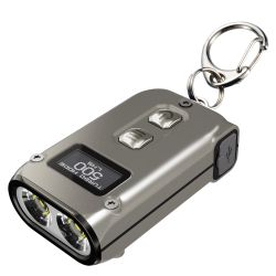 Nitecore TINI 2 500 Lumen Rechargeable Keychain Flashlight (Titanium)