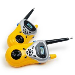 Walkie Talkies For Kids With Flashlight More Than 100 Meters Gift Toys For Age 3 Up - Yellow