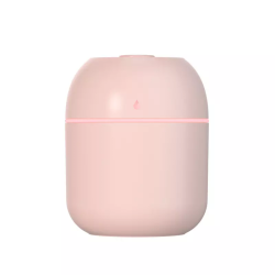 Colorful 220ML Mini Portable LED Night Light Mute Air Humidifier USB Mist Maker Diffuser Humidifiers For Home Office - Pink