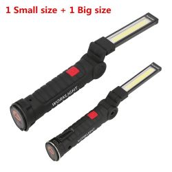Rechargeable LED Work Light Set w/ 5 Modes - Magnetic