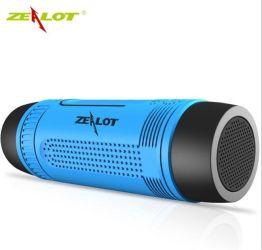 S1 Portable Bluetooth Speaker Wireless Bicycle Sound Box with LED Light Outdoor Waterproof Subwoofer Stereo Surround - China - S1-Blue
