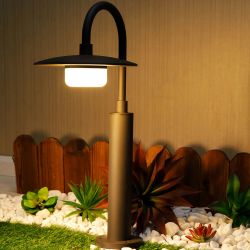 Outdoor Pathway LED Lights IP44 Waterproof Garden Lantern Barn Lights Design Landscape Lighting - DARK GREY600