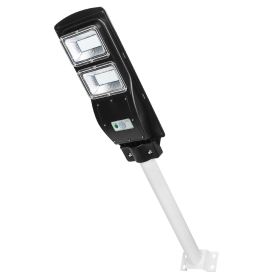 Solar Street Path Light Outdoor 120LEDs Radar Sensor Remote Control Wireless Lamps IP65 Waterproof Lighting - Black