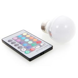 Home Backup Light Bulbs E27 3W RGB 85-265V LED Durable Light Bulb - RGB - LED Lawn Lamps