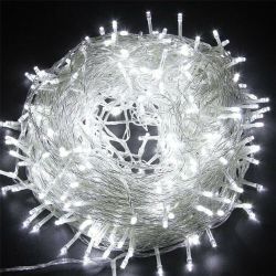 10M 100LED Fairy String Lights Waterproof Connectable Up to 100M Party Lamp - Cool White