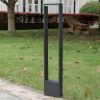 Outdoor Bollard Lamp/Path Light Integrated LED Metal Pathway Light - DARK GREY