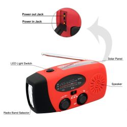 Hand Crank Radio w/ AM/FM/WB Flashlight and Phone Charger