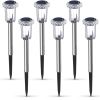 Solar Pathway Lights, Solar Garden Lights Outdoor White, Waterproof Led Path Lights for Yard, Patio, Landscape, Walkway - 12pcs