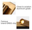 Wall Mounted Reading Light with USB Charge;  4000K Embedded lamp for Bed headboard - Bright chrome