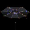Battery patio umbrella light RGBY - As pic
